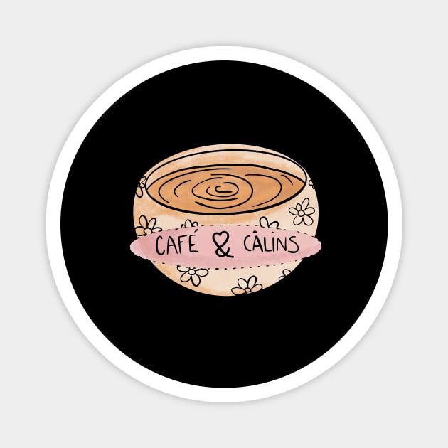 Coffee & Chill Cute Coffee Dates Have a Cup of Coffee in the Morning with Hugs Perfect Gift for Coffee Lovers Latte Espresso Mocha Cafe Caffeine Drinks I Love Coffee Magnet by nathalieaynie